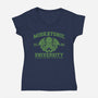 The Unknown University-Womens-V-Neck-Tee-sachpica