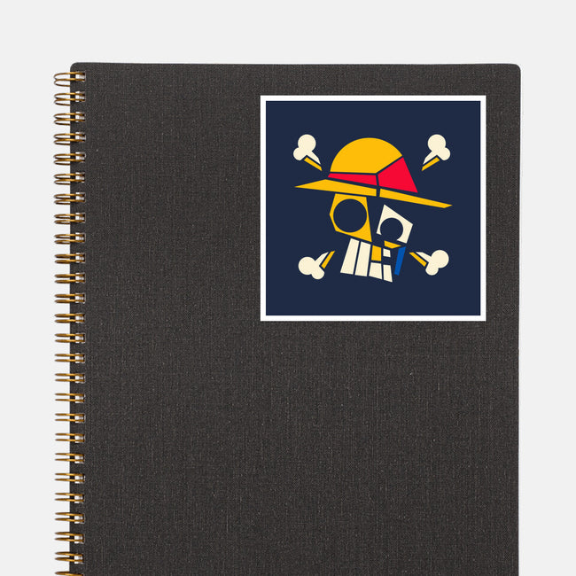 One Picasso-None-Glossy-Sticker-rocketman_art