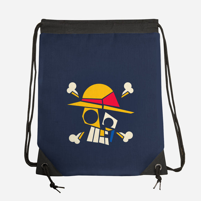 One Picasso-None-Drawstring-Bag-rocketman_art
