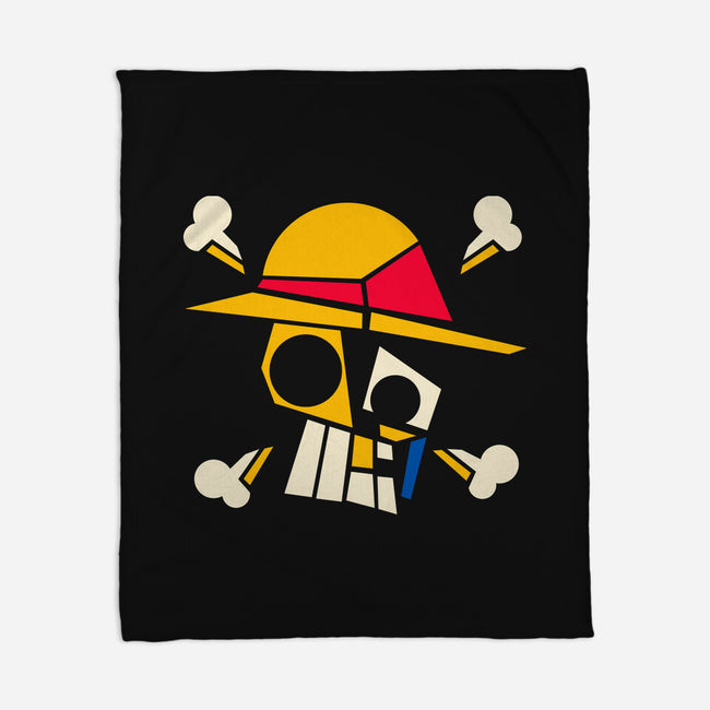 One Picasso-None-Fleece-Blanket-rocketman_art