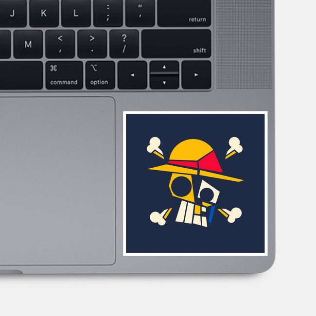 One Picasso-None-Glossy-Sticker-rocketman_art