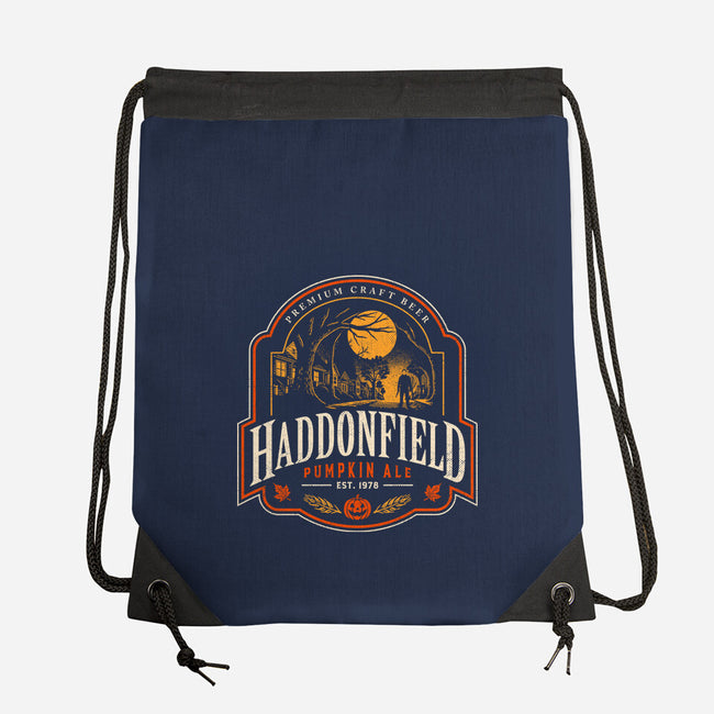 Haddonfield Pumpkin Ale-None-Drawstring-Bag-sachpica