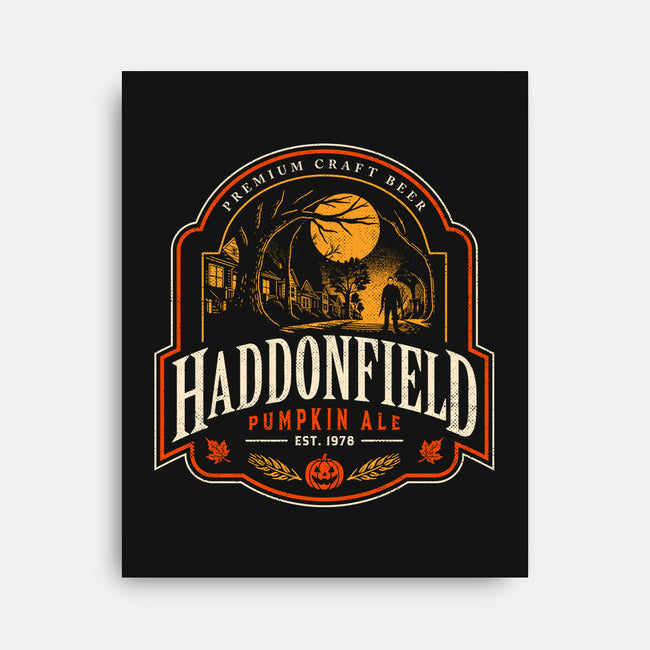 Haddonfield Pumpkin Ale-None-Stretched-Canvas-sachpica