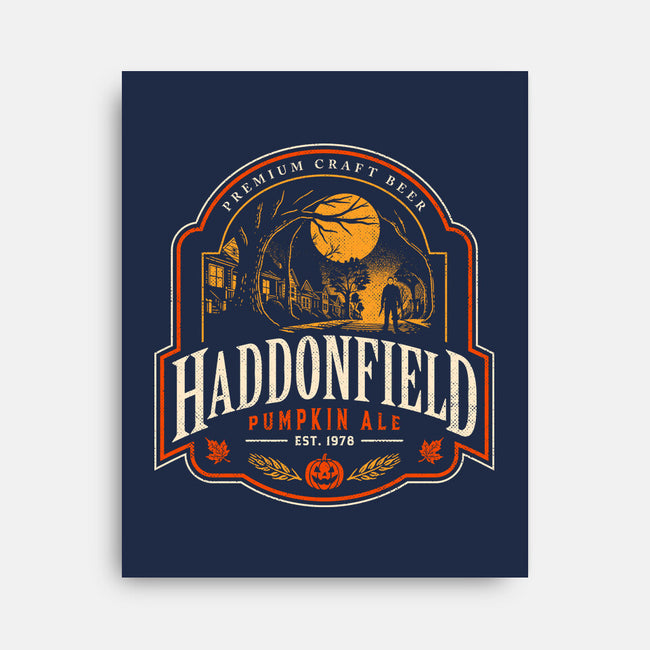 Haddonfield Pumpkin Ale-None-Stretched-Canvas-sachpica