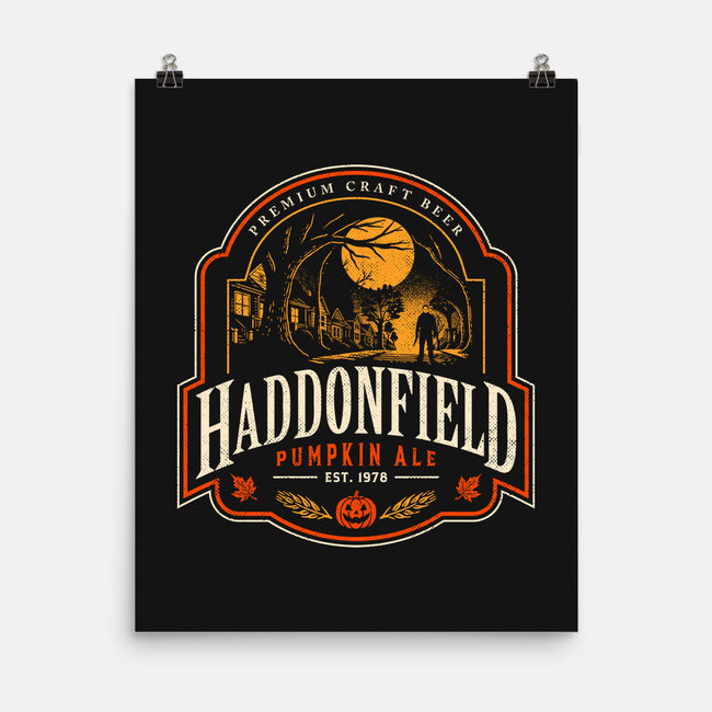Haddonfield Pumpkin Ale-None-Matte-Poster-sachpica