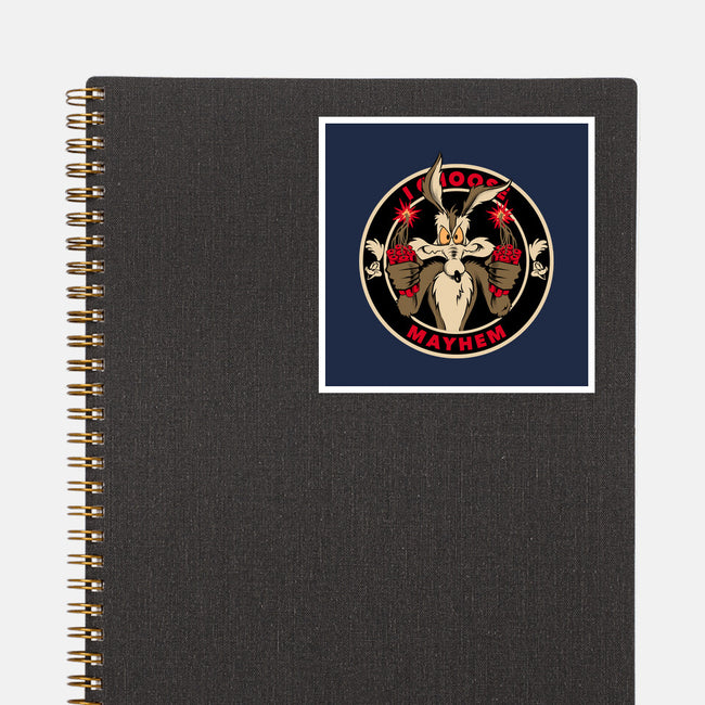 Mayhem Of Coyote-None-Glossy-Sticker-spoilerinc
