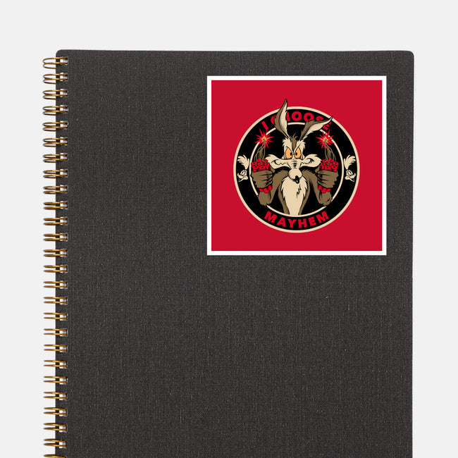 Mayhem Of Coyote-None-Glossy-Sticker-spoilerinc