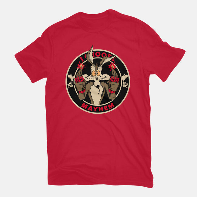 Mayhem Of Coyote-Mens-Basic-Tee-spoilerinc