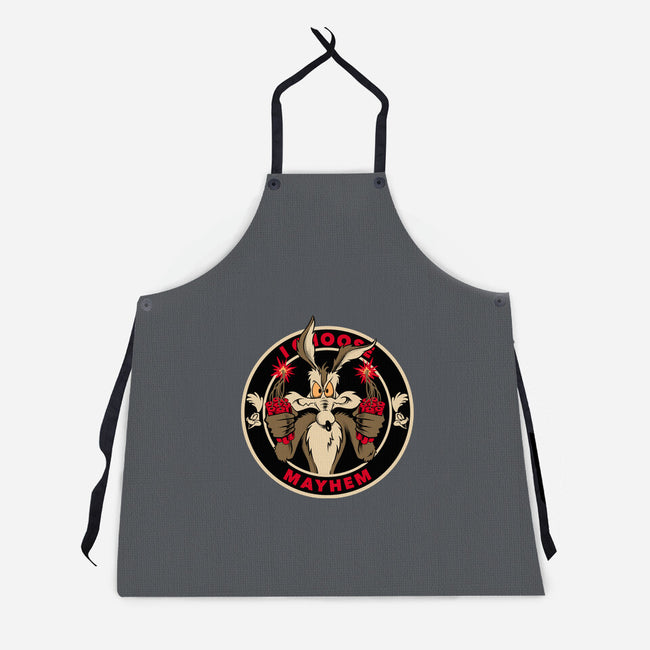 Mayhem Of Coyote-Unisex-Kitchen-Apron-spoilerinc