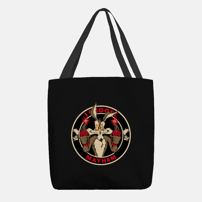 Mayhem Of Coyote-None-Basic Tote-Bag-spoilerinc