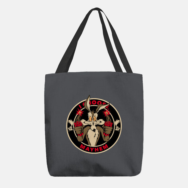 Mayhem Of Coyote-None-Basic Tote-Bag-spoilerinc