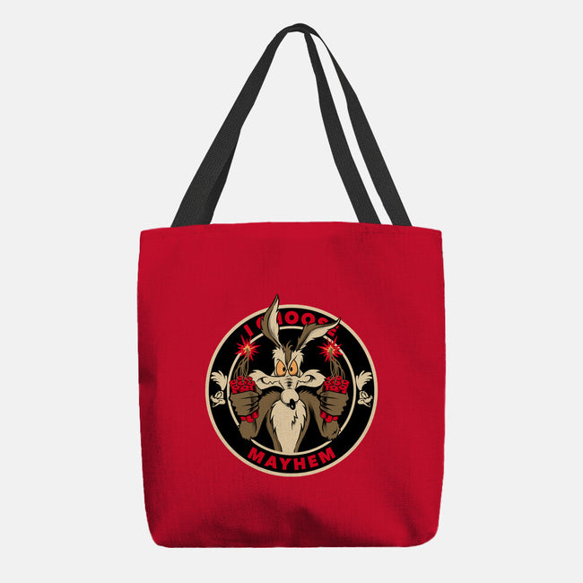 Mayhem Of Coyote-None-Basic Tote-Bag-spoilerinc