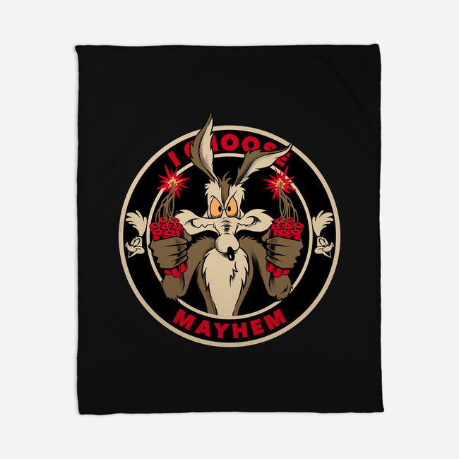 Mayhem Of Coyote-None-Fleece-Blanket-spoilerinc