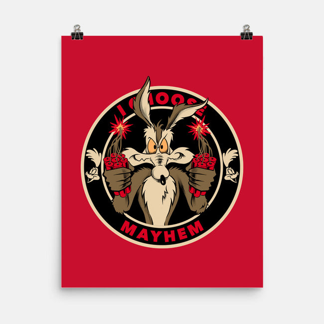Mayhem Of Coyote-None-Matte-Poster-spoilerinc