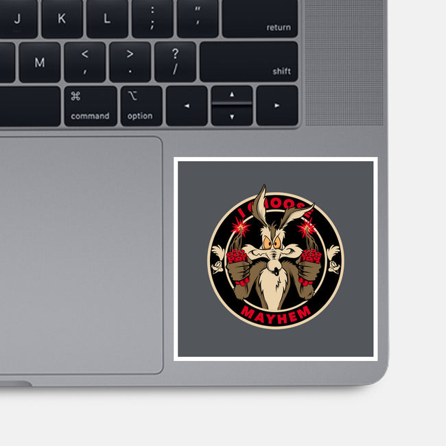 Mayhem Of Coyote-None-Glossy-Sticker-spoilerinc