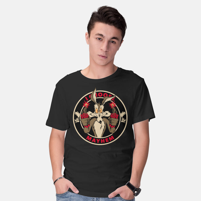 Mayhem Of Coyote-Mens-Basic-Tee-spoilerinc