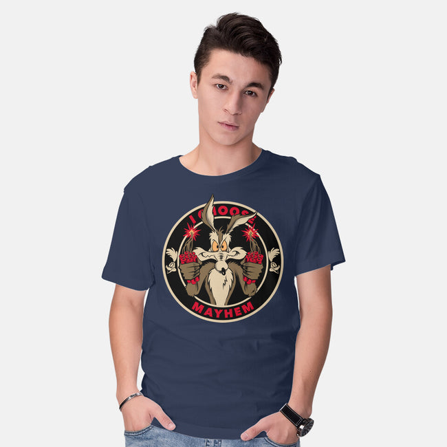 Mayhem Of Coyote-Mens-Basic-Tee-spoilerinc
