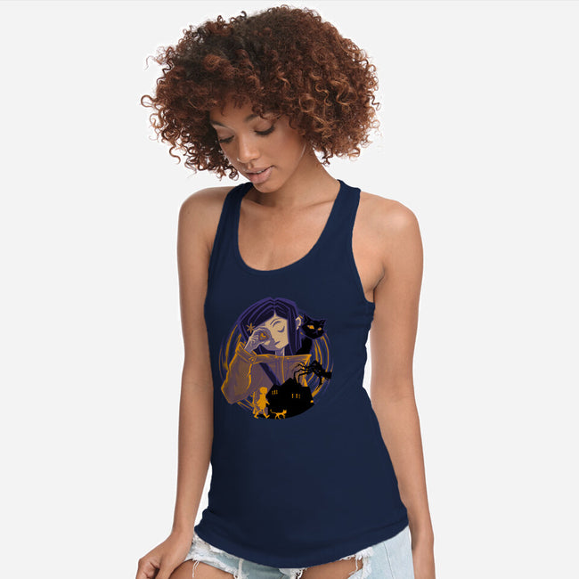 Seeing Through The Stone-Womens-Racerback-Tank-rmatix