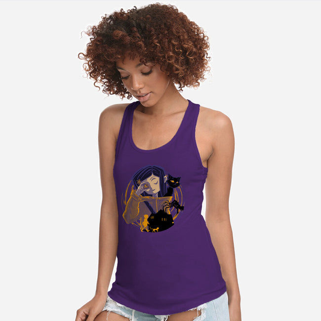 Seeing Through The Stone-Womens-Racerback-Tank-rmatix