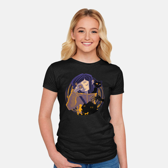 Seeing Through The Stone-Womens-Fitted-Tee-rmatix