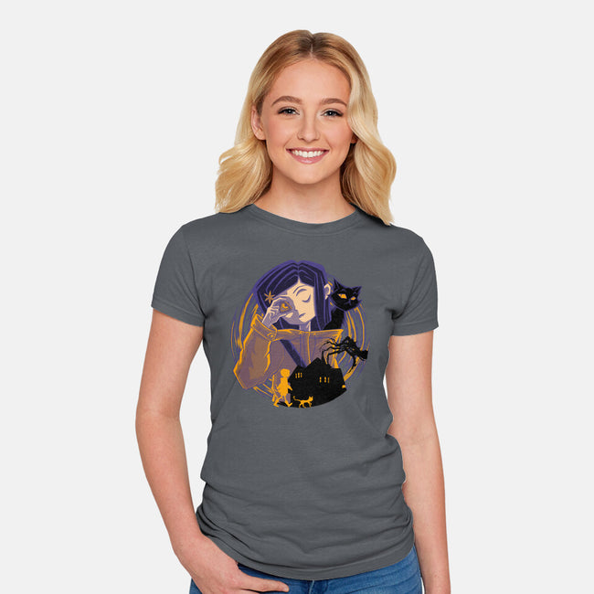Seeing Through The Stone-Womens-Fitted-Tee-rmatix