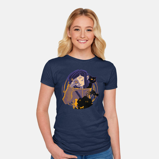 Seeing Through The Stone-Womens-Fitted-Tee-rmatix