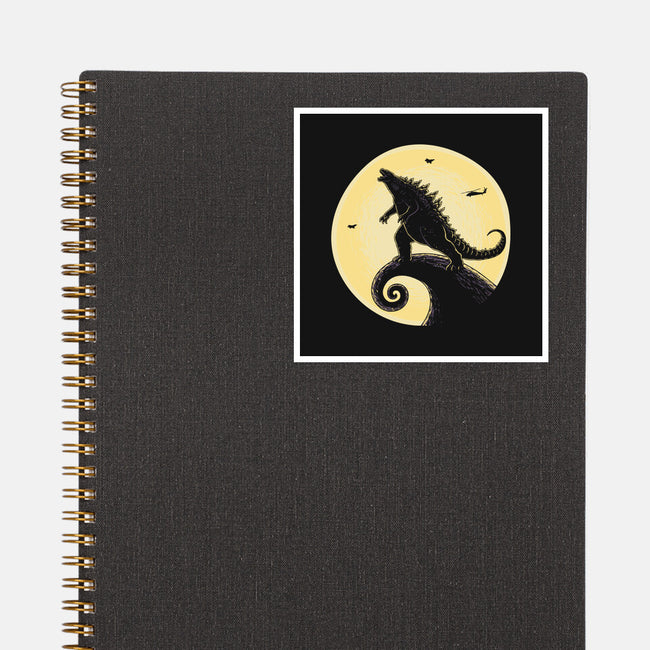 The Kaiju Before Christmas-None-Glossy-Sticker-retrodivision