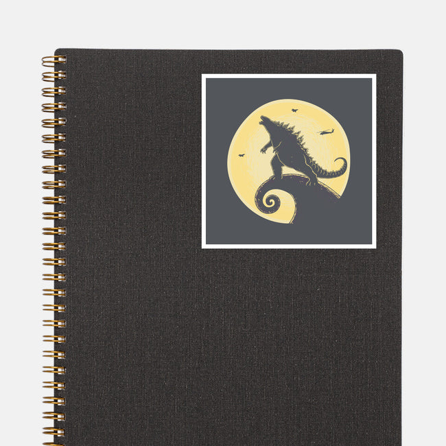 The Kaiju Before Christmas-None-Glossy-Sticker-retrodivision