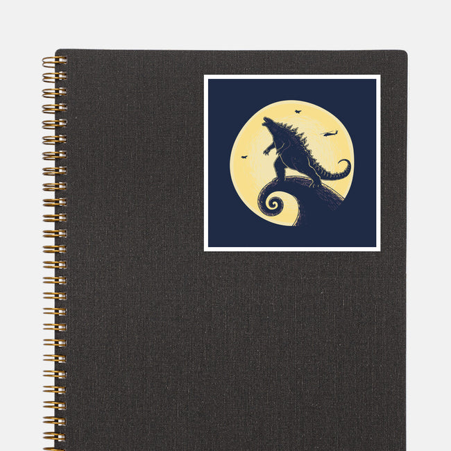 The Kaiju Before Christmas-None-Glossy-Sticker-retrodivision