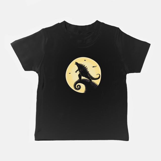 The Kaiju Before Christmas-Baby-Basic-Tee-retrodivision