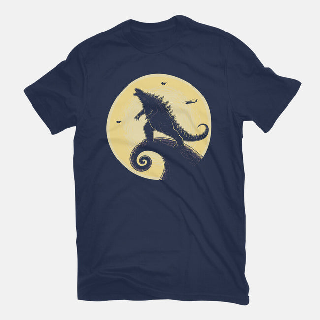 The Kaiju Before Christmas-Unisex-Basic-Tee-retrodivision