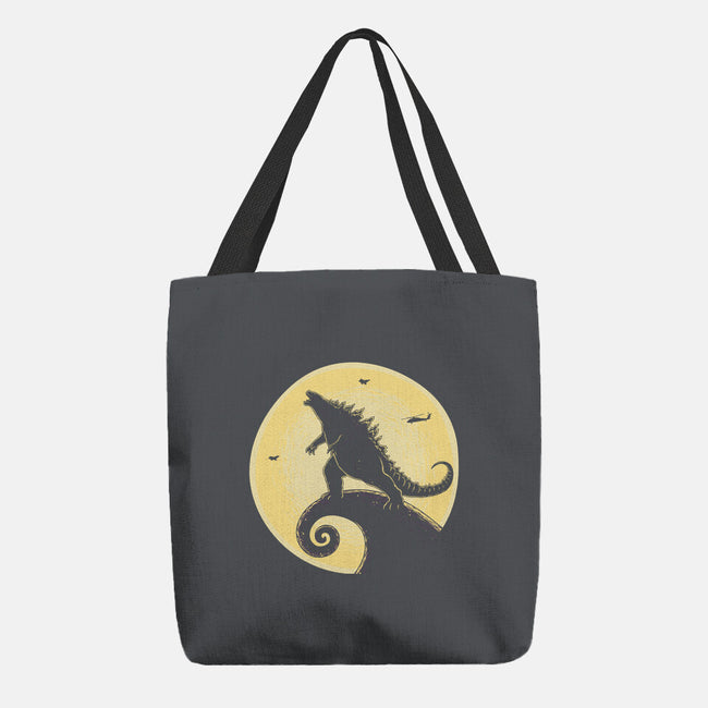 The Kaiju Before Christmas-None-Basic Tote-Bag-retrodivision
