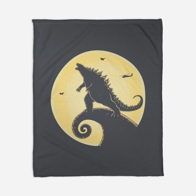 The Kaiju Before Christmas-None-Fleece-Blanket-retrodivision