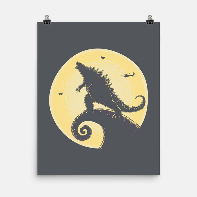The Kaiju Before Christmas-None-Matte-Poster-retrodivision