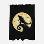 The Kaiju Before Christmas-None-Polyester-Shower Curtain-retrodivision