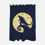 The Kaiju Before Christmas-None-Polyester-Shower Curtain-retrodivision