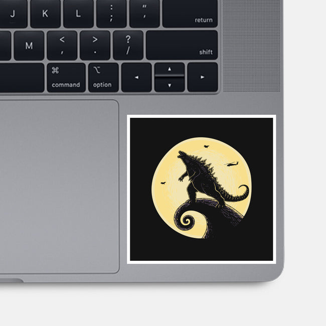 The Kaiju Before Christmas-None-Glossy-Sticker-retrodivision
