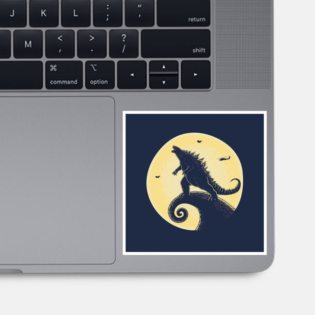 The Kaiju Before Christmas-None-Glossy-Sticker-retrodivision