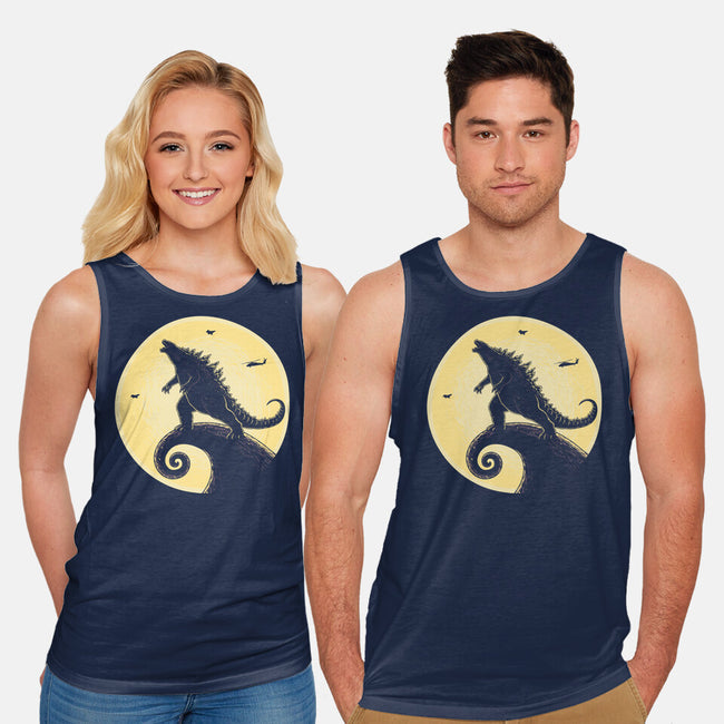 The Kaiju Before Christmas-Unisex-Basic-Tank-retrodivision