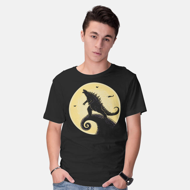 The Kaiju Before Christmas-Mens-Basic-Tee-retrodivision