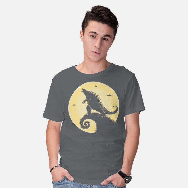 The Kaiju Before Christmas-Mens-Basic-Tee-retrodivision
