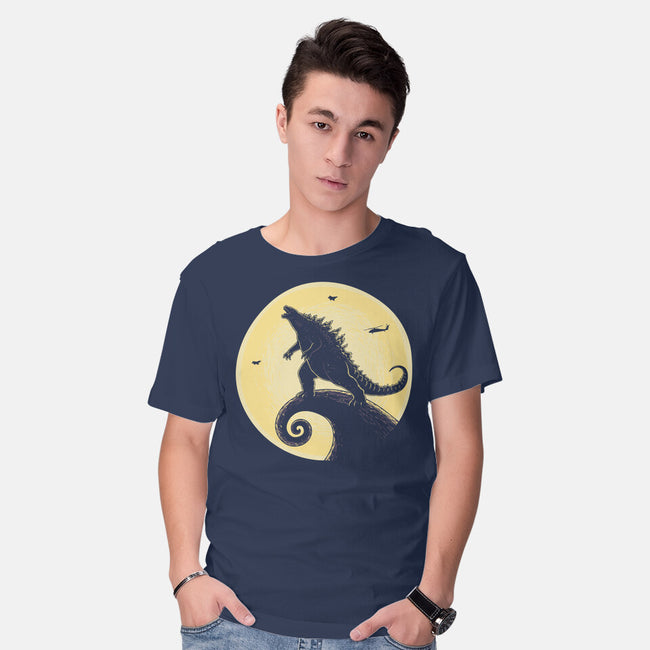 The Kaiju Before Christmas-Mens-Basic-Tee-retrodivision