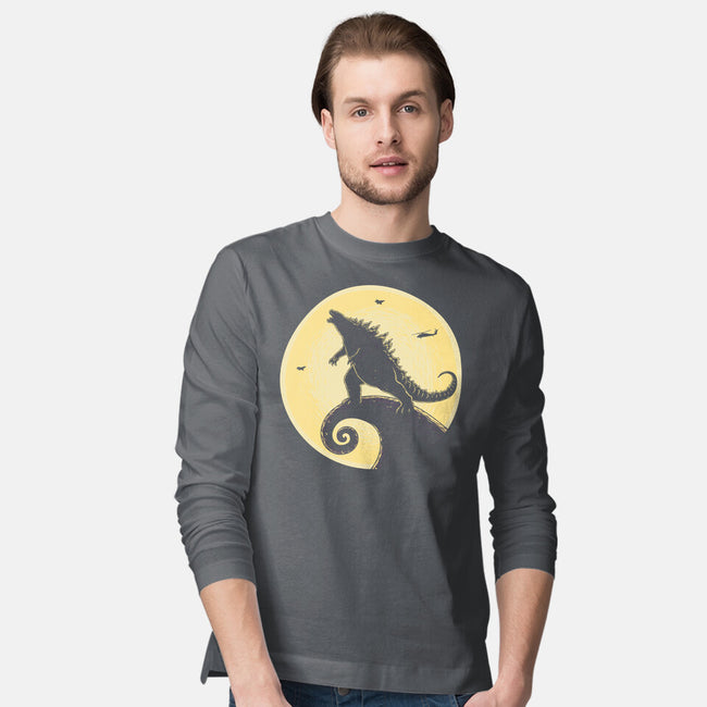 The Kaiju Before Christmas-Mens-Long Sleeved-Tee-retrodivision