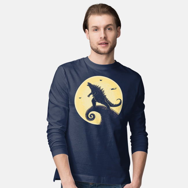 The Kaiju Before Christmas-Mens-Long Sleeved-Tee-retrodivision