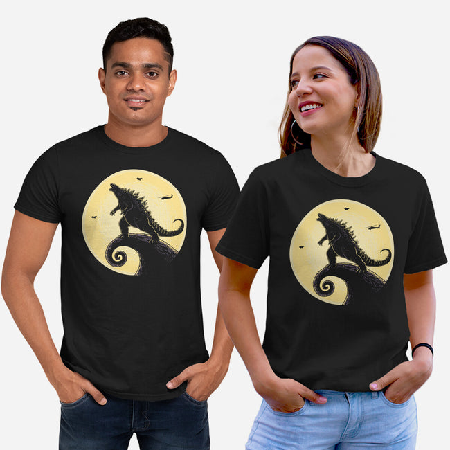 The Kaiju Before Christmas-Unisex-Basic-Tee-retrodivision