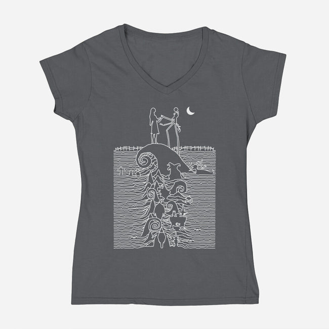 Nightmare Division-Womens-V-Neck-Tee-rocketman_art