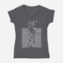 Nightmare Division-Womens-V-Neck-Tee-rocketman_art