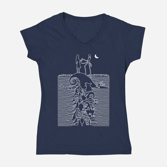 Nightmare Division-Womens-V-Neck-Tee-rocketman_art