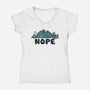 Apocalypse Later-Womens-V-Neck-Tee-NMdesign