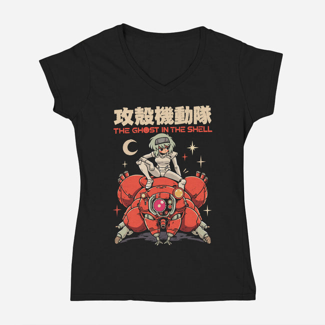 Synthetic Soul-Womens-V-Neck-Tee-Diego Gurgell